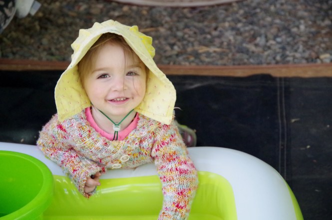 Yeah for baths in the sun room!